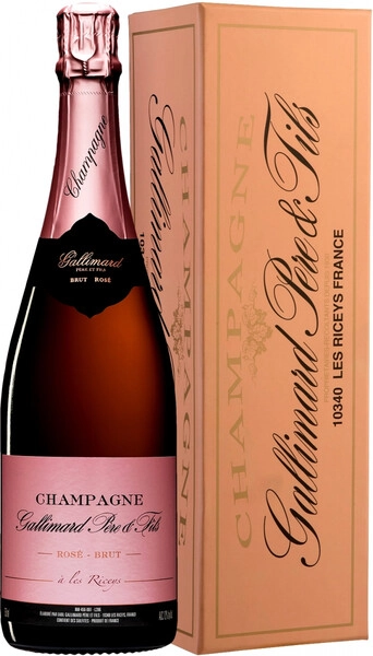 Шампанское Champagne Gallimard Pere et Fils, Rose Brut, gift box
