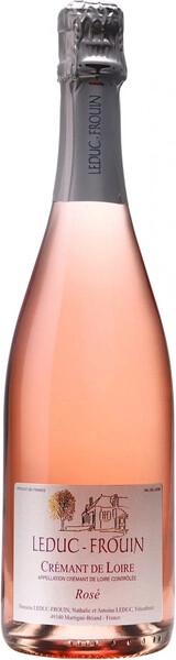 Игристое вино Domaine Leduc-Frouin, Cremant de Loire AOC Rose, 2021
