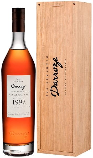Арманьяк Darroze, Bas-Armagnac Unique Collection, 1992, wooden box, 0.7 л