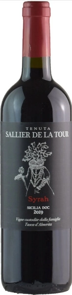 Вино Sallier de La Tour, Syrah, Sicilia DOC, 2019