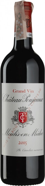 Вино Chateau Poujeaux, Moulis-en-Medoc AOC Cru Bourgeois, 2015