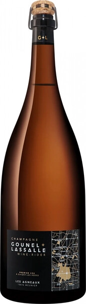 Шампанское Gounel Lassalle, Les Agneaux Brut Nature, Champagne Premier Cru Chigny-les-Roses AOC, 2018, 1.5 л