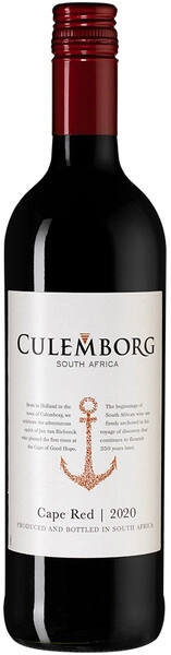 Вино Culemborg Cape Red, 2020