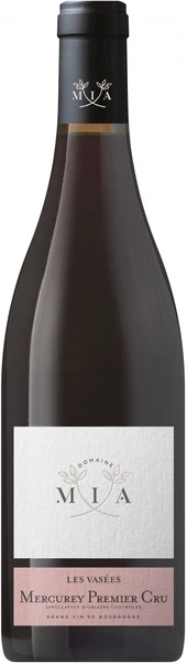 Вино Domaine MIA, "Les Vasees" Mercurey Premier Cru AOC, 2020