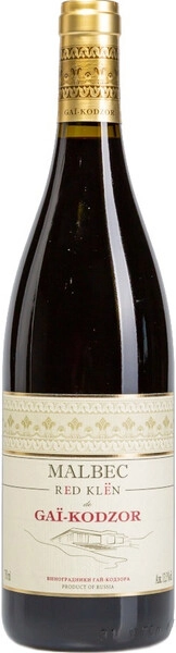 Вино Malbec Red Klen de Gai-Kodzor, 2023