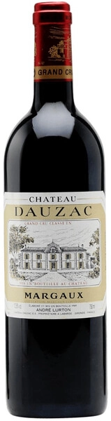 Вино Chateau Dauzac, Margaux Grand Cru Classe AOC, 1988, 1.5 л