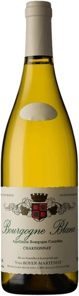 Вино Yves Boyer-Martenot, Bourgogne Blanc AOC Chardonnay, 2018