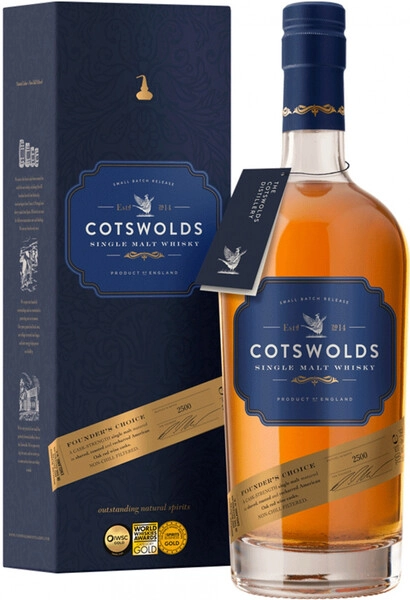 Виски Cotswolds Founder's Choice (59,1%), gift box, 0.7 л