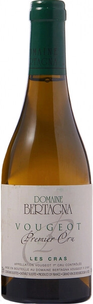 Вино Domaine Bertagna, Vougeot 1-er Cru "Les Cras" AOC Blanc, 2020, 375 мл