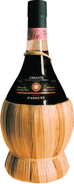 Вино Fassini, Chianti DOCG, in straw basket, 1.5 л