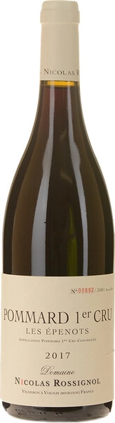 Вино Domaine Nicolas Rossignol, Pommard 1er Cru Les Epenots AOC, 2017