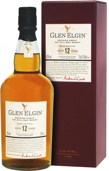 Виски Glen Elgin Malt 12 Years Old, with box, 0.7 л