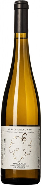Вино Laurent Barth, Gewurztraminer Alsace Grand Cru Marckrain AOC, 2019