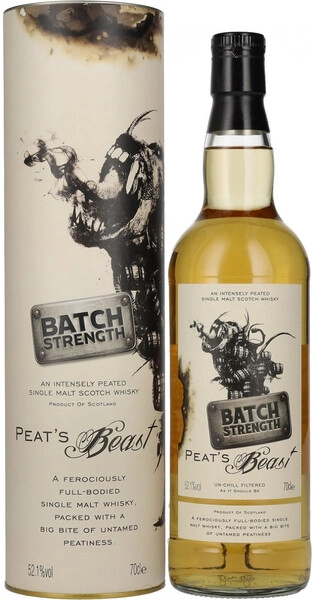Виски Peat's Beast, Single Malt Batch Strength, in tube, 0.7 л