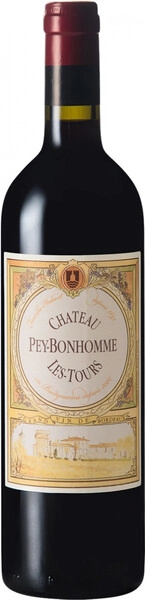 Вино Chateau Peybonhomme Les Tours, Blaye Cotes de Bordeaux AOC, 2021