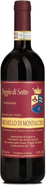 Вино Poggio di Sotto, Brunello di Montalcino DOCG, 2020