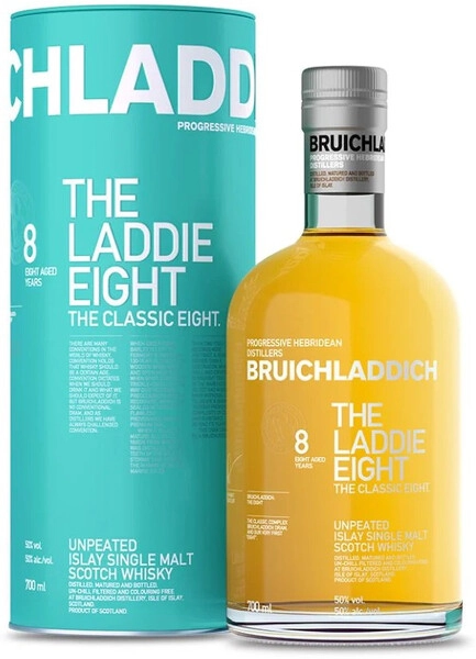 Виски Bruichladdich, "The Laddie" Eight, in tube, 0.7 л