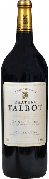 Вино Chateau Talbot, St-Julien AOC 4-me Grand Cru Classe, 2013, 1.5 л