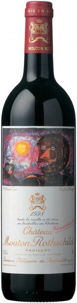 Вино Chateau Mouton Rothschild, Pauillac AOC Premier Grand Cru Classe, 1998