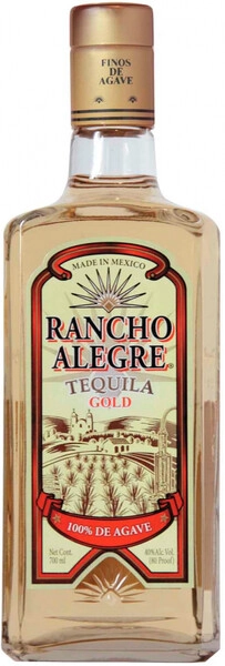 Текила Rancho Alegre Gold, 0.7 л