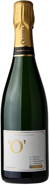 Игристое вино Odyssea Brut Nature, Cremant de Bordeaux AOC