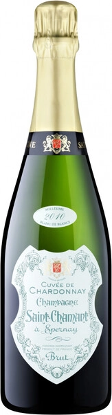 Шампанское Champagne Saint-Chamant, Cuvee de Chardonnay Millesime Blanc de Blancs Brut, 2010