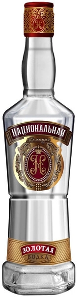 Водка Альфа Люкс, Национальная Коллекция Золотая, 0.5 л