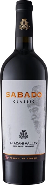 Вино Sabado Classic Alazani Valley Semi Sweet Red, 2022