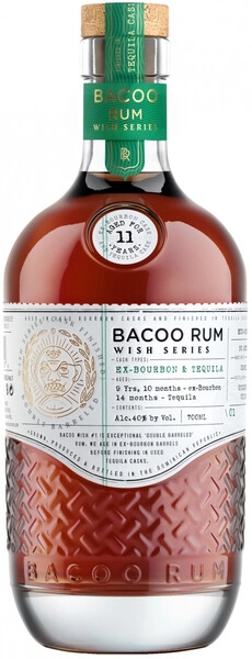 Ром Bacoo Wish Series 11 Years Old, 0.7 л