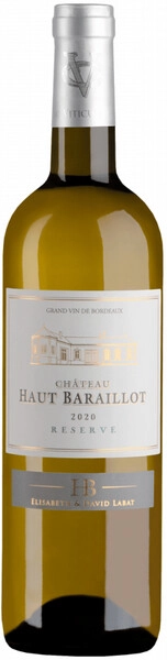 Вино Chateau Haut Baraillot Reserve, Entre-Deux-Mers AOC