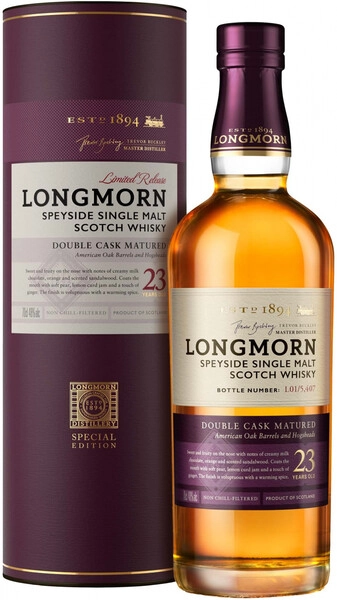 Виски "Longmorn" 23 Years Old, in tube, 0.7 л