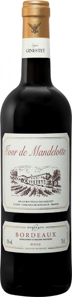 Вино Tour de Mandelotte Bordeaux AOC Rouge, 2022
