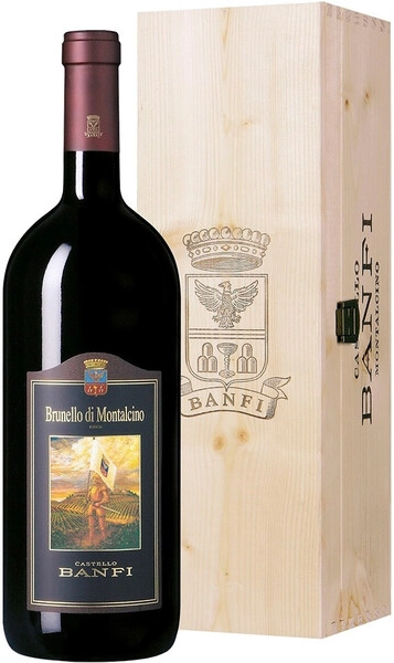 Вино Brunello di Montalcino DOCG, Banfi, 2016, wooden box, 3 л