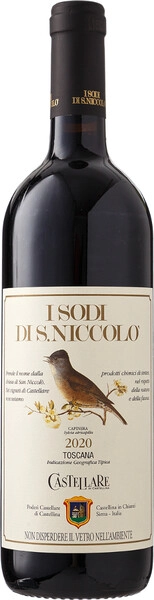 Вино Castellare di Castellina, "I Sodi di San Niccolo", Toscana IGT, 2020