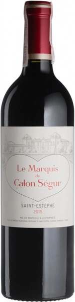 Вино Le Marquis de Calon Segur, Saint-Estephe AOC, 2015, 375 мл