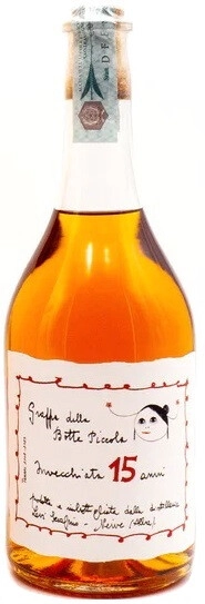 Граппа Distilleria Levi Serafino di Levi Romano, Grappa Ambrata Riserva 15 Anni, 0.7 л