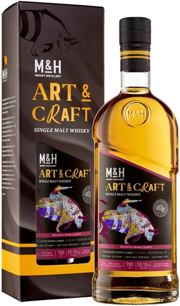Виски M&H, Art & Craft Recioto Dessert Wine Casks, gift box, 0.7 л