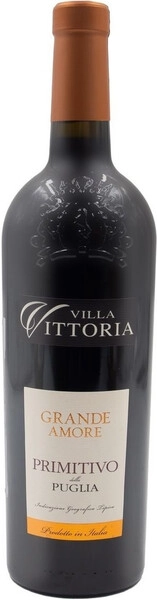 Вино Villa Vittoria, Grande Amore Primitivo, Puglia IGT