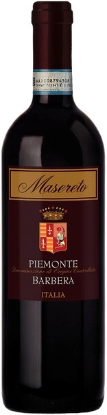 Вино Masereto Barbera, Рiemonte DOC, 2021
