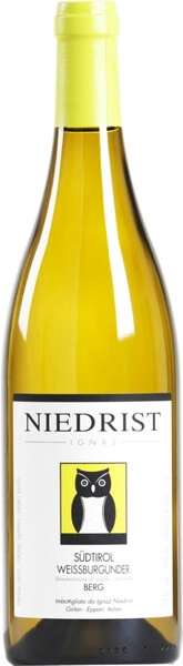 Вино Niedrist, Weissburgunder Berg, Sudtirol DOC, 2019