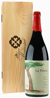 Вино Podere Monastero, La Pineta, Toscana IGT, 2019, wooden box, 1.5 л