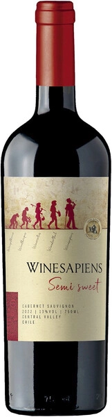Вино Winesapiens Cabernet Sauvignon Semi-Sweet, 2022