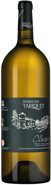 Вино Domaine du Tariquet, Classic, Cotes de Gascogne VDP, 2024, 1.5 л