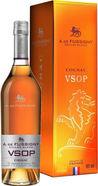 Коньяк A. de Fussigny, Cellar Blend VSOP, gift box, 0.7 л