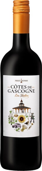 Вино Plaimont, Les Halles Cotes de Gascogne Rouge IGP, 2020