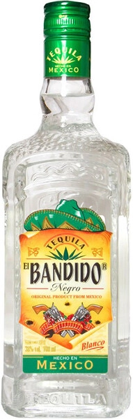 Текила El Bandido Negro Blanco, 0.7 л