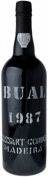 Вино Cossart Gordon, Bual, 1987