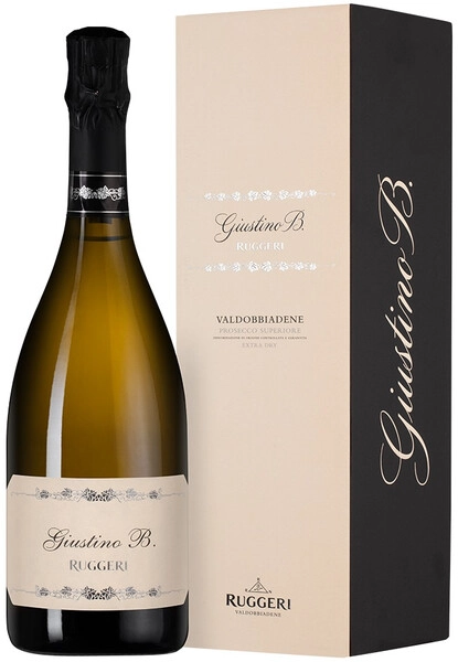 Игристое вино Ruggeri, "Giustino B." Valdobbiadene Prosecco Superiore DOCG, 2024, gift box