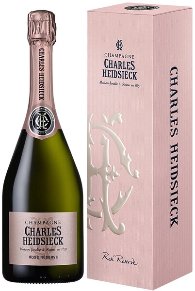 Шампанское Charles Heidsieck, Rose Reserve, Champagne AOC, gift box, 1.5 л