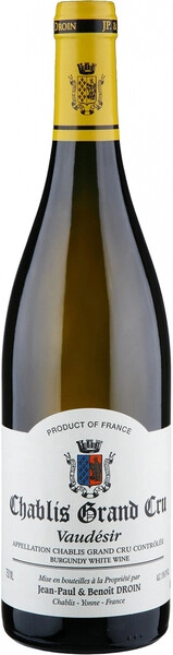 Вино Jean-Paul & Benoit Droin, Chablis Grand Cru Vaudesir AOC, 2023